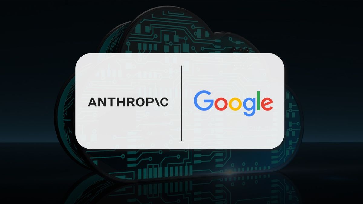 Generált kép a Google és az Anthropic felirattal.
