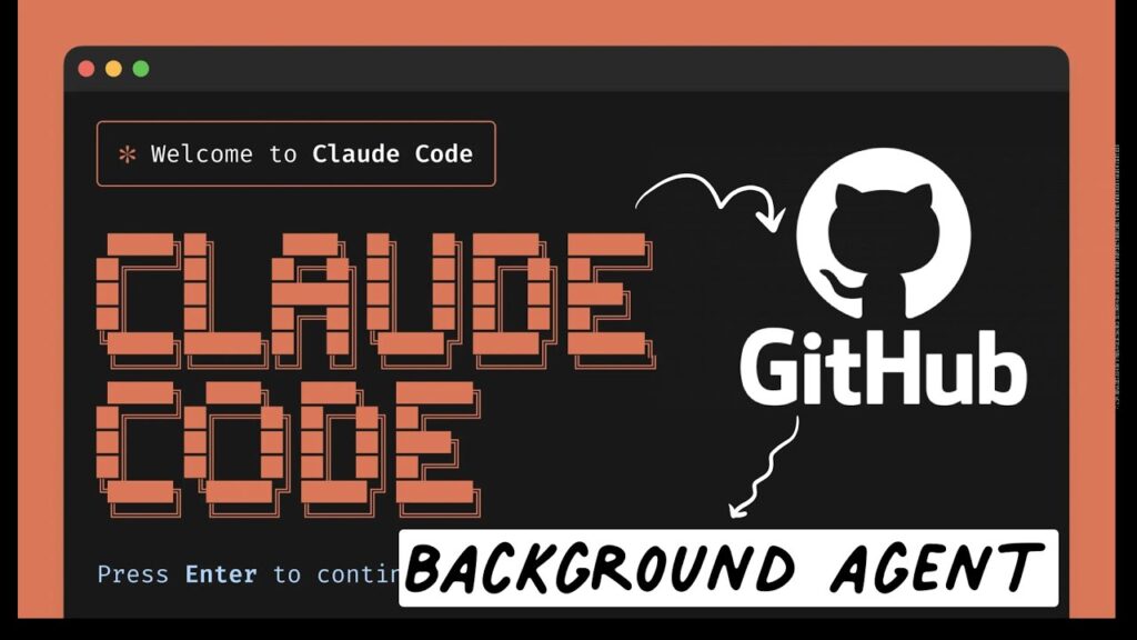 Claude Code és GitHub felirat, a megfelelő arculattal és logóval.
