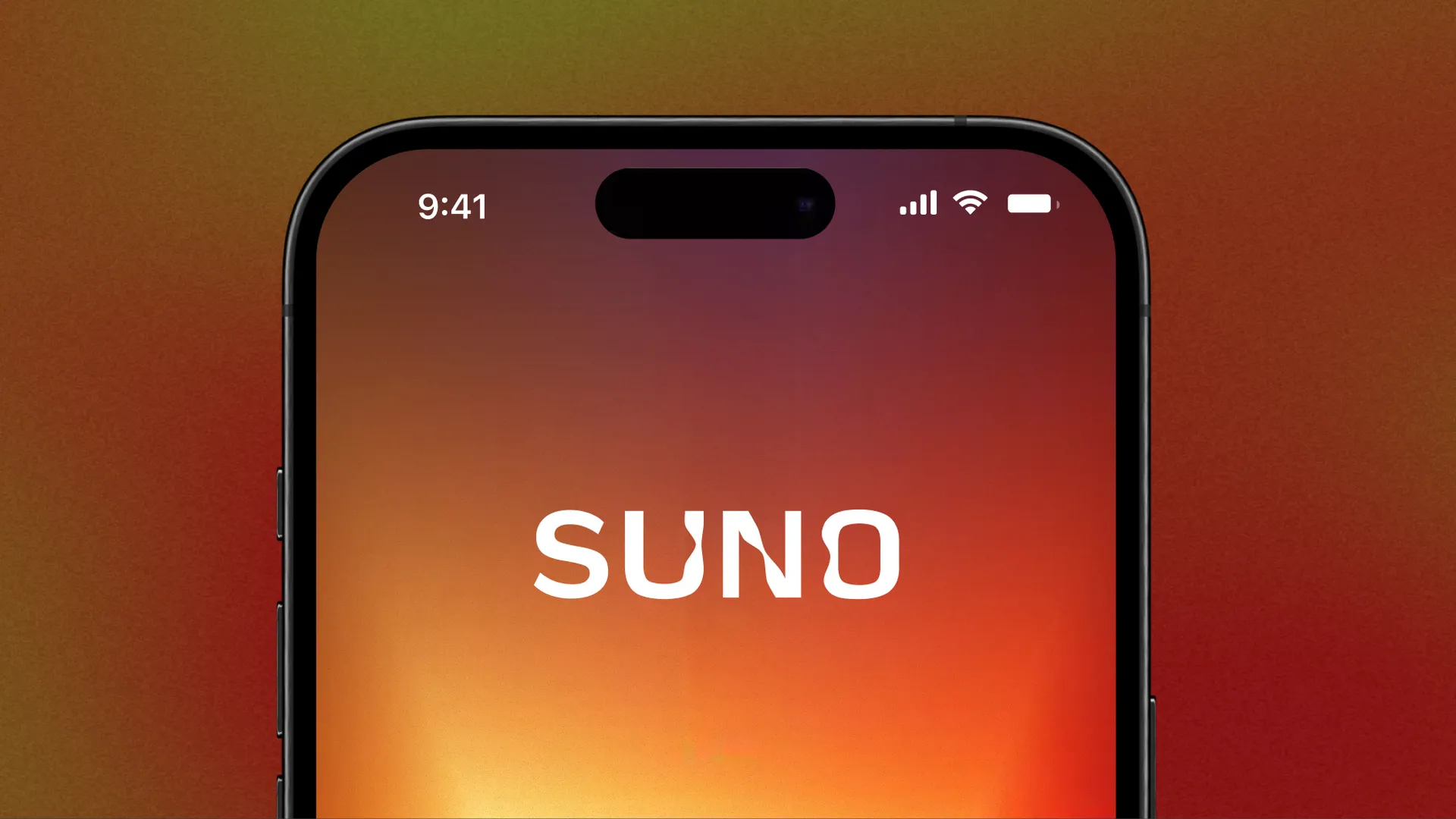 suno logo on a mobile display